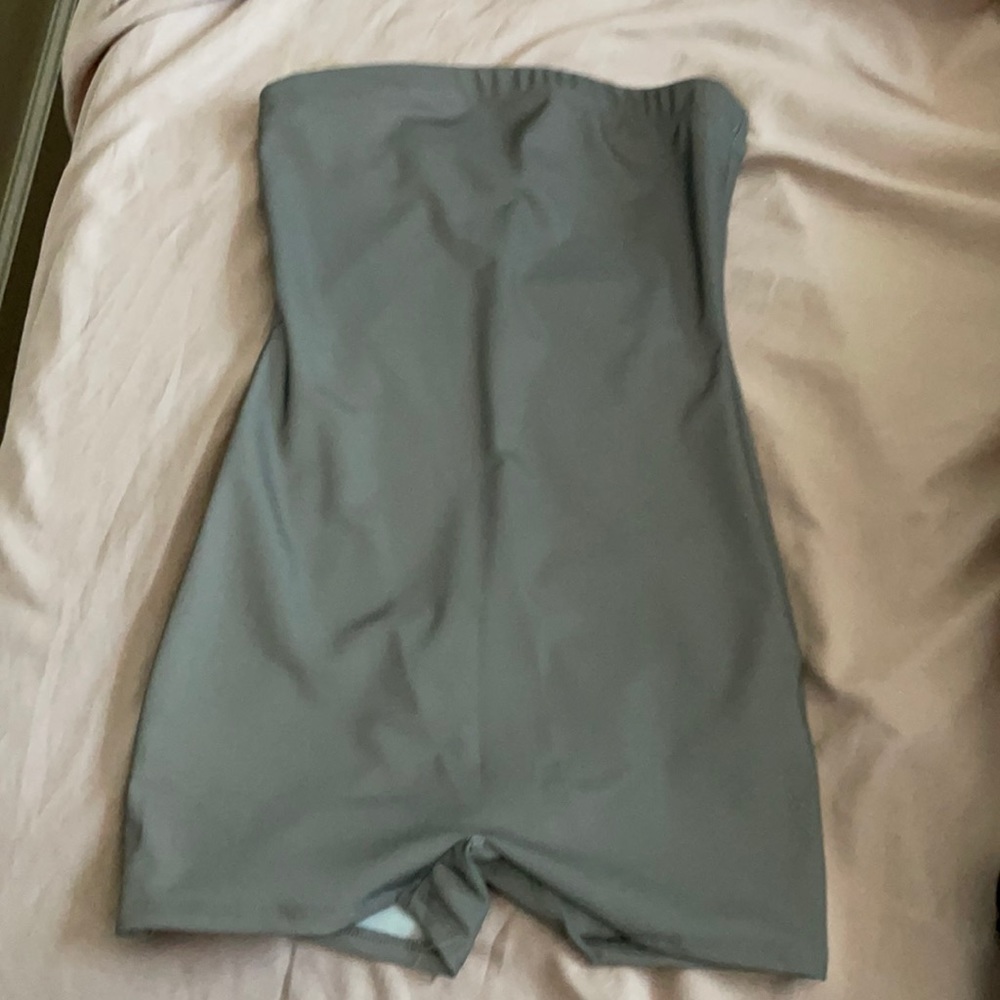One piece fashion nova reflector romper